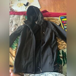 Avalanche Black Hooded Jacket